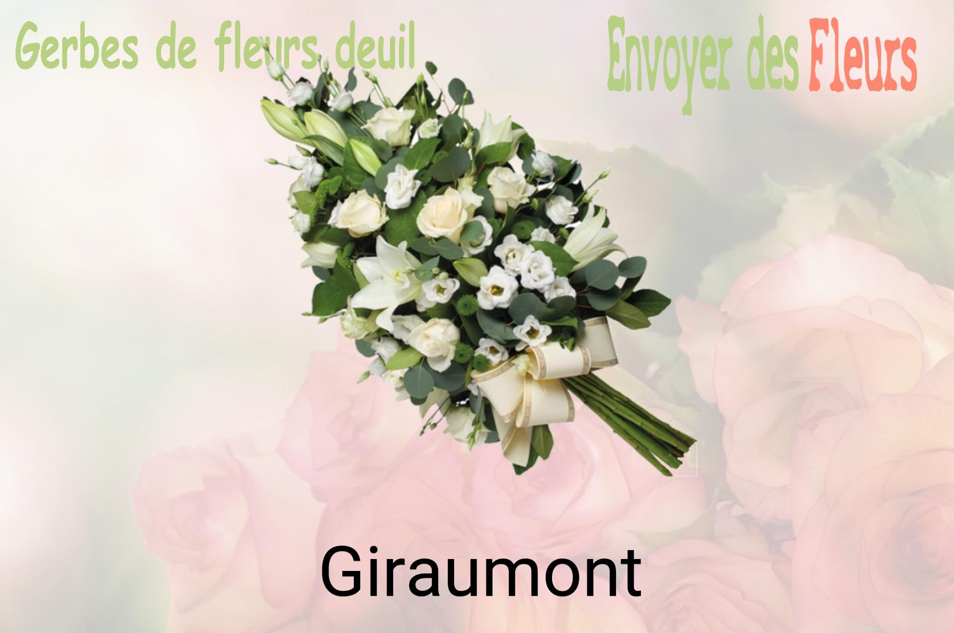 Gerbe de fleurs de deuil livrée à Giraumont